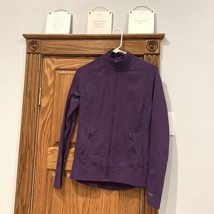 Purple zip up